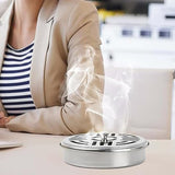 Decorative Mosquito Coil Holder Mosquito Coil Container, Incense Holder Safe Burning Coil Tray for Home Patio Pool Side Outdoor, Metal Tray