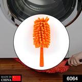 Cleaning brush with microfiber for scrubbing and washing cups