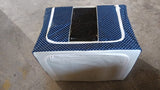 Foldable Steel Frame Clothes Living Storage Organizer Handled Bag Box for Large Size Bedding, Blankets, Women Saree, Toys & Cloth Storage Box