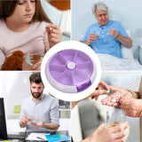 Cute 7-Day Pill Box Dispenser – Portable 7-Grid Medicine Organizer (1 Pc)