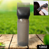Comb Applicator Bottle, Hair Oil Applicator Bottle for Hair Dye Bottle Applicator Brush with Graduated Scale, Professional Brush Applicator Comb Hairdressing Coloring Styling Tool (1 Pc), Hair accessories