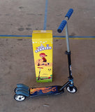Basic Kids Ride On Leg Push Scooter for Boys and Girls (4 - 8 Years Old Kids) Foldable Scooter Cycle with Height Adjustment for Boys and Girls Multicolor (1 Pc / 3 Wheel)