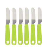 High-quality stainless steel cutlery set with 24 pieces and a sturdy stand.