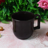 Premium Plastic Coffee / Tea Cups / Mug with Handle (1 Pc / With Color Box / Black)