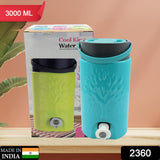 Insulated Water Jug with Tap (3000ml): Leakproof, Travel Cooler