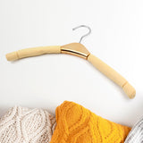 Solid Sponge Hanger Non-Slip Hanger Home No Trace Clothes Hanging Pants Clip Clothing Store Hangers, Clothes Hanger for Closet Wedding Dress Women, Men, Children Clothing