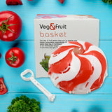 Folding Fruit Basket with Hanging Stand – Lotus Shape Tray for Fruits & Vegetables (1 Pc)