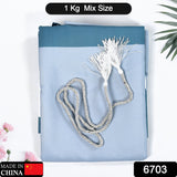 6703 Solid 1 Piece Door Curtain Mix Size(1kg) 