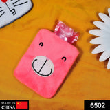 Pink Hot Water Bag with Cover – Relief for Neck, Shoulders & Cramps
