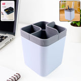 Multi-Compartment Desk Organizer Utility Holder (1 Pc)