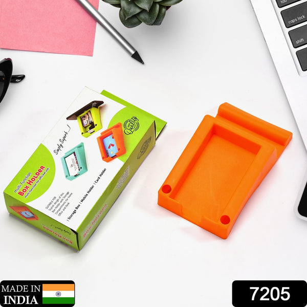 7205 Business Card & Mobile Holder Plastic Multi-function Use ( 1 pcs ) 