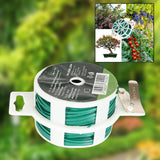 Garden Wire, Sturdy Plant Ties for Support, Garden Ties with Cutter for Tomatoes Vines, Plant Wire Tie Wire for Indoor, Outdoor, Home and Office Use (50 Mtr)