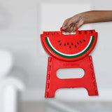 Creative fruit-patterned small bench, perfect for kindergarten or home use