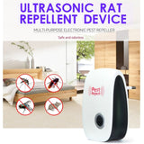 Ultrasonic pest control device to repel cockroaches and rats