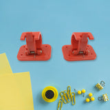 Adjustable curtain rod brackets with screws, mix color