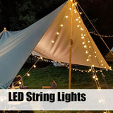 Battery Operated Warm White Globe Ball String Light