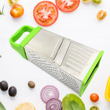 Miracle 5 In 1 Multifunctional Stainless Steel, Cheese Grater With Handle Stainless Steel Material Food Grater For Carrot, Cheese, Panner, Lemon or orange Peel and other Vegetable & Fruit  