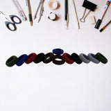 Tyre Shape Hair Rubber Bands Pack of 12 (Multicolour)