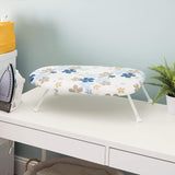 Portable ironing pad for easy clothes ironing at home or in shops.