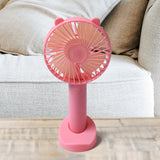 PORTABLE CLASSIC HAND FAN TABLE FAN 3 STEP SPEED SETTING FAN PERSONAL DESK FAN SUITABLE FOR OFFICE , SCHOOL & HOME USE (battery not included)