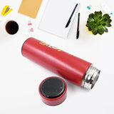 Printed Smart Vacuum Insulated Water Bottle with LED Temperature Display (1 Pc / 500 ML Approx / Multicolor)