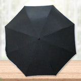 Travel Umbrella Windproof Umbrella Compact Folding Reverse Umbrella Unique Folding Umbrella With U- Shape Big Handle (1 pc)