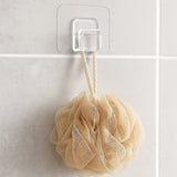 Heavy-Duty Transparent Wall Hook with Seamless Adhesive Backing (1 Pc)