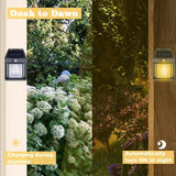Solar Wall Lights Outdoor, Wireless Auto Chargeable Porch Lights Fixture, Solar Wall Lamp with 3 Modes & Motion Sensor, Waterproof Exterior Lighting with Panel for Front Door, Security