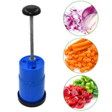 Easy-to-use onion chopper, hand press, for kitchen.