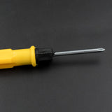 Flat magnetic screwdriver with double-sided design