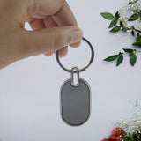 Urban Accent Stylish Oval Key Ring