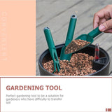 Mini garden trowel, heavy-duty, for digging and planting.