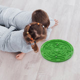 Top view of maze puzzle toy highlighting its interactive features.