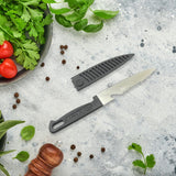 Chopping board with steel knife, perfect for slicing and dicing