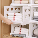 Versatile 4-layer stackable storage cart for organizing