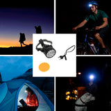 7517 Head Lamp 15 Led Long Range Rechargeable Headlamp Adjustment Lamp Use For Farmers, Fishing, Camping, Hiking, Trekking, Cycling 