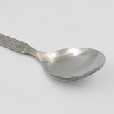 Stainless steel dinner spoons in a set of 12, medium size for everyday dining