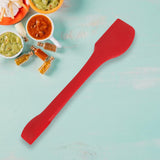 SILICONE SPATULA NON-STICK CREAM SCRAPER PRACTICAL DURABLE HOUSEHOLD CAKE BREAD RUBBER SPATULA FOR COOKING BAKING (1 Pc)