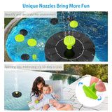 Solar-Powered Garden Fountain Pump 1 Set