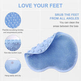 Silicone Bath Massage Cushion – Suction Cup Exfoliating Foot Scrubber & Mat