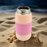 Insulated Stainless Steel Bottle With Rubber Grip (420 ML)