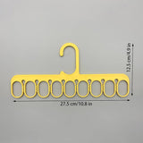 9-Hole Clothes Hangers Organizer Multifunction Hanger (1 Pc)