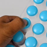 Smart Push  Out Round  Shape Mini Ice Cube Trays with Flexible Silicone Bottom | Round Shape Silicone Chocolate Mold Maker Ice Cube Tray Freeze Mold