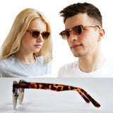 Vintage fashion sunglasses with retro frame.