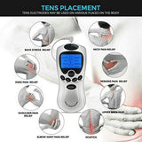 6728 Multifunctional Massager, Acupuncture Machine Electric Digital Therapy neck back electronic pulse full body massager Therapy Pulse Muscle Relax Massager & Meridian, 2 Electrode Pads,  health care equipment, Massager Set (Adapter Not Included)