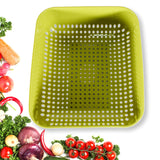 Multipurpose Small Plastic Kitchen Basket, Vegetables and Fruits Washing, Basket (20x17 Cm)