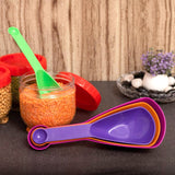 Kitchen measuring set, double side, plastic, 4 pcs.