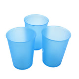 Plastic Tumblers Lightweight Cups / Glass Reusable Drinking Cups Restaurant Cups Dishwasher Safe Beverage Tumblers Glasses for Kitchen Water Transparent Glasses 3 pc Set