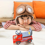 Ride-on baby car with musical horn and comfortable backrest