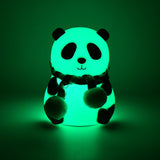 Panda 7-Color LED Silicone Touch Lamp (1 Pc) with Rechargeable Night light and Touch Gesture for Kids’ Room, Soft Glow Decor for a Peaceful Sleep and an Adorable Christmas Gift (1 Pc)